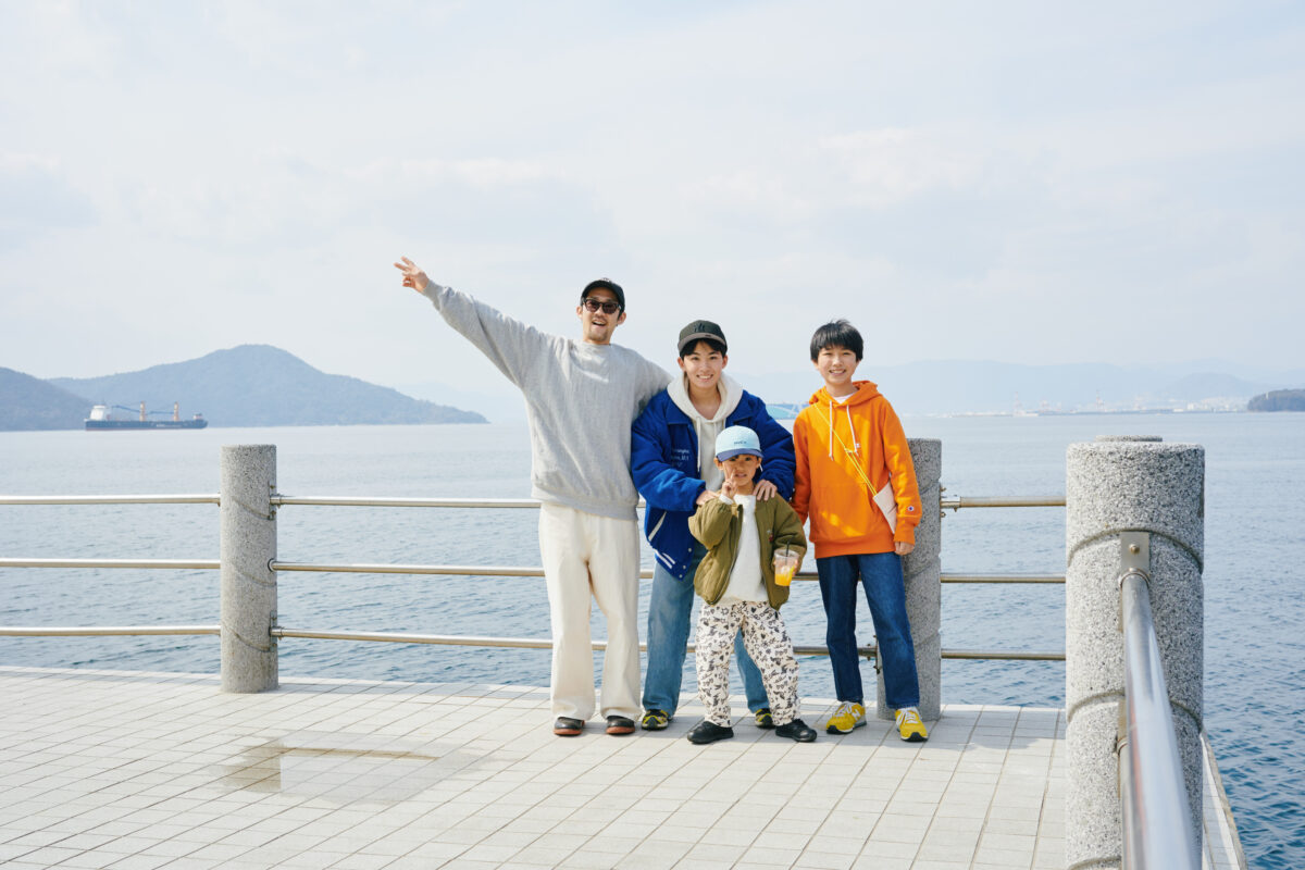 家族の記念写真